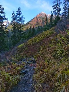 Red Mountain on Descent