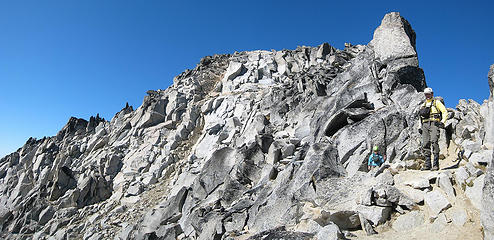 Underneath the Stuart summit