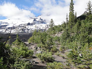 Views beyond maintained trail.