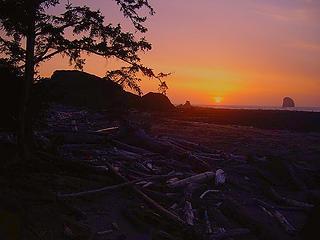 Sunset at Sand Point - April 25, 2009