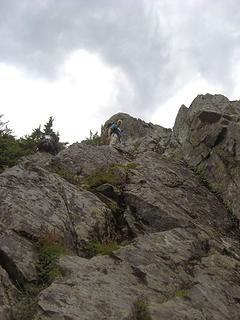 Scrambling route