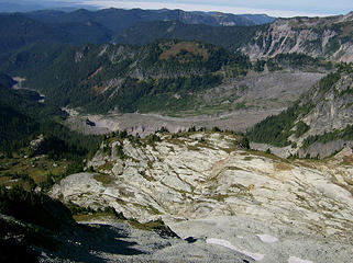 Big rocks below