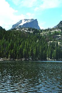 Hallet Peak from Bear Lake.