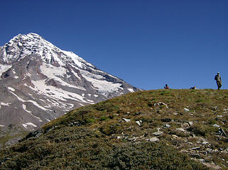 Rounded summit of Pyramid