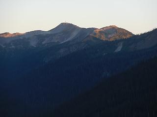 Sundown at Slate Peak lookout