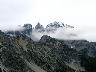 Fresh snow on Entiat crest