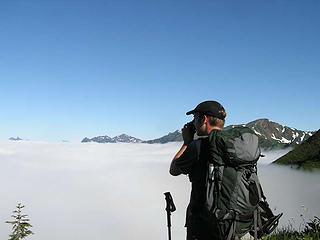 Just above the clouds on Indian Head