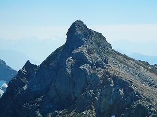 Chandler standing on the summit of Cadet