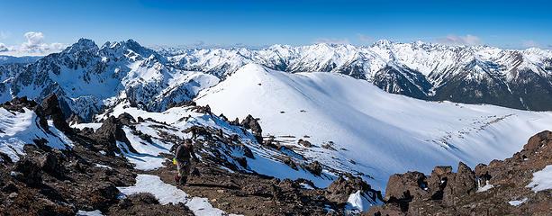 Nearing the summit