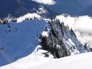 Group approaching the summit