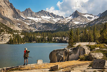 My brother Jim at Blue Lake