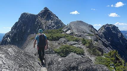 traversing to needle peak