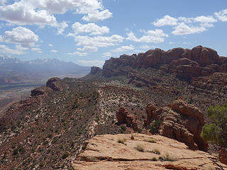 At Jeep trail end view at Hidden Valley