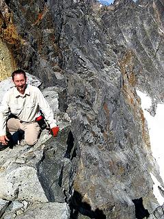 Arriving at the rim of Luna Cirque