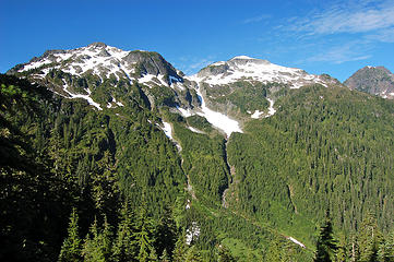 View Wednesday morning from our campsite