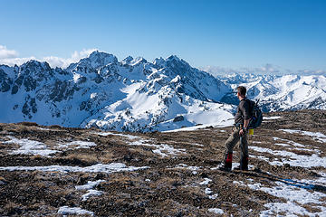 Trevin admiring the Constance area