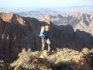 Reaching the summit of Ten Ewe