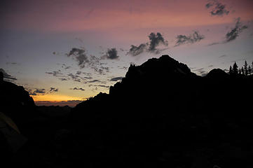 Twilight from Deception Basin