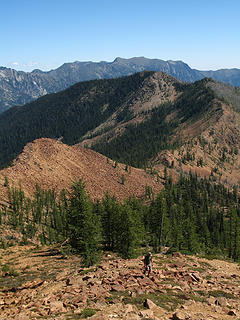 Our route from Bootjack Mtn.