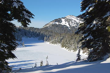 Chain Lake and Barometer Mt.