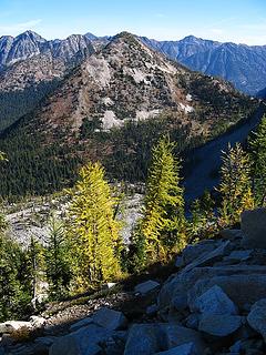 Twisp Mtn  we went up the righthand red meadow and down the lefthand red meadow