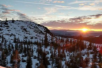 Sunrise on St. Helens