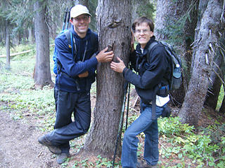 MM & Todd w/tree