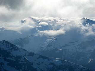 Eldorado wreathed in clouds