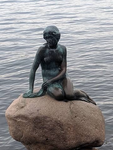 "The Little Mermaid" (bronze) Copenhagen Harbor (photo dorketta)
