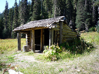 An Aging Bear Camp Shelter