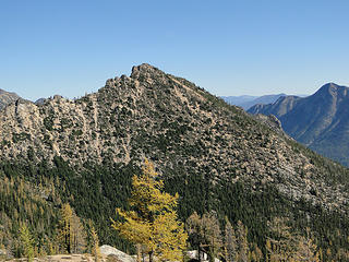 Peak NE of PCT with larch.