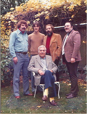 Rhett, Brian, Chad, John III, JDK (seated) November 1975