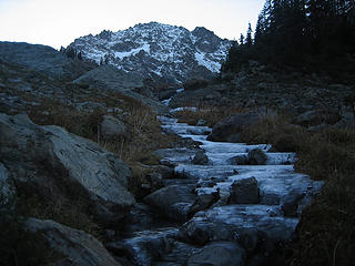 deception and a frozen creek