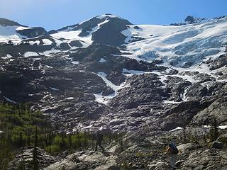 Into the moraine