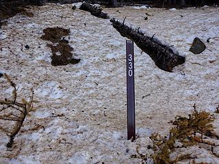 The spur that goes up to the top of Mission Peak. This was the road used to reach the lookout.