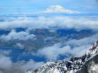 Spirit Lake and Rainier