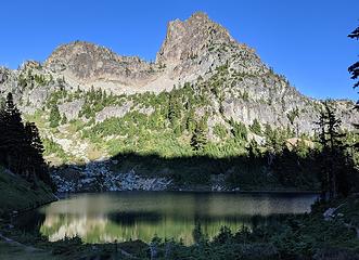 Light fading on Peggy's Pond