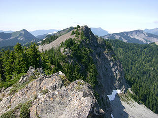 N/W summit of Tinkham