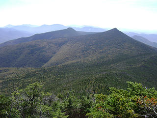 Liberty and Flume are peaks in distance