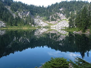 Glasses Lake Reflection