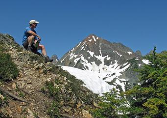 Snack Break with Larrabee Pk in the distance