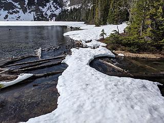 Sketchy snow bridge