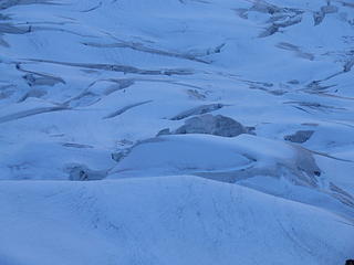 Douglas glacier crevasses
