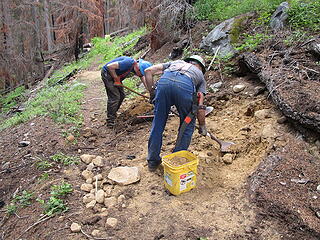 Mining sand and gravel