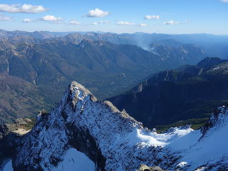 North face of the west ridge