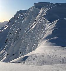 Fluting on the east face of Stetattle Ridge