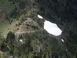 Looking towards Marmot Pass from Buckhorn.