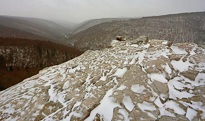 The No Name Vista. 
Hiking the Rohrbaugh Plains Trail to the No Name Vista, through a winter wonderland. 
Dolly Sods, Monongahela National Forest, West Virginia (Dec 31, 2017)