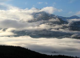 Jumbo among the clouds