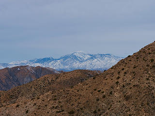 Snow in them hills